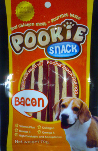 Sell dog bacon snack