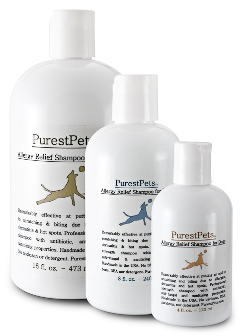 Allergy Relief Shampoo for Dogs - 4oz, 8oz, 16oz, 64oz