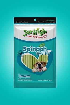 Sell Jerhigh Dog Snack Chicken Stix Spinach Style