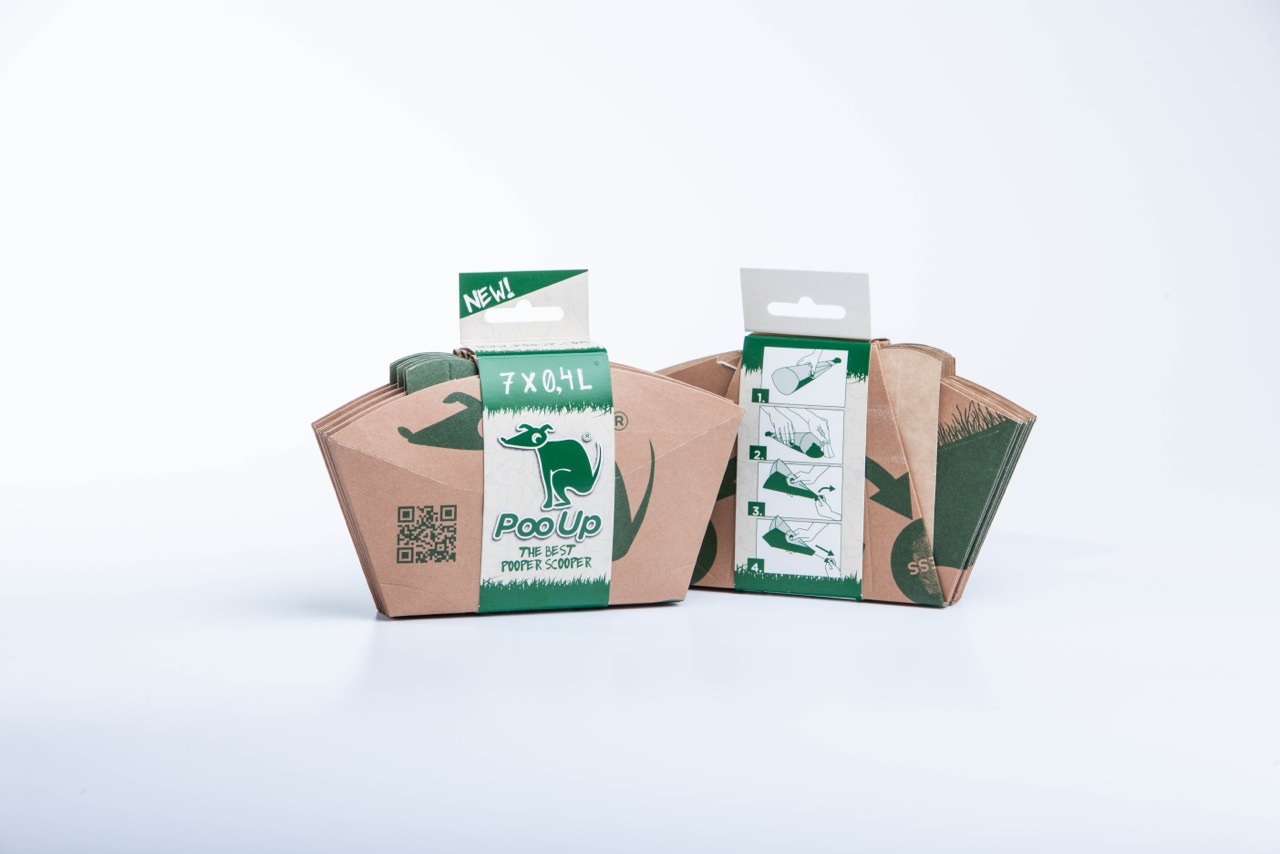 PooUp - new cardboard dog poop bags from Estonia