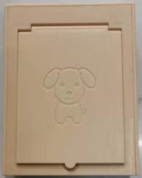 Pet paw imprint foam box souvenir