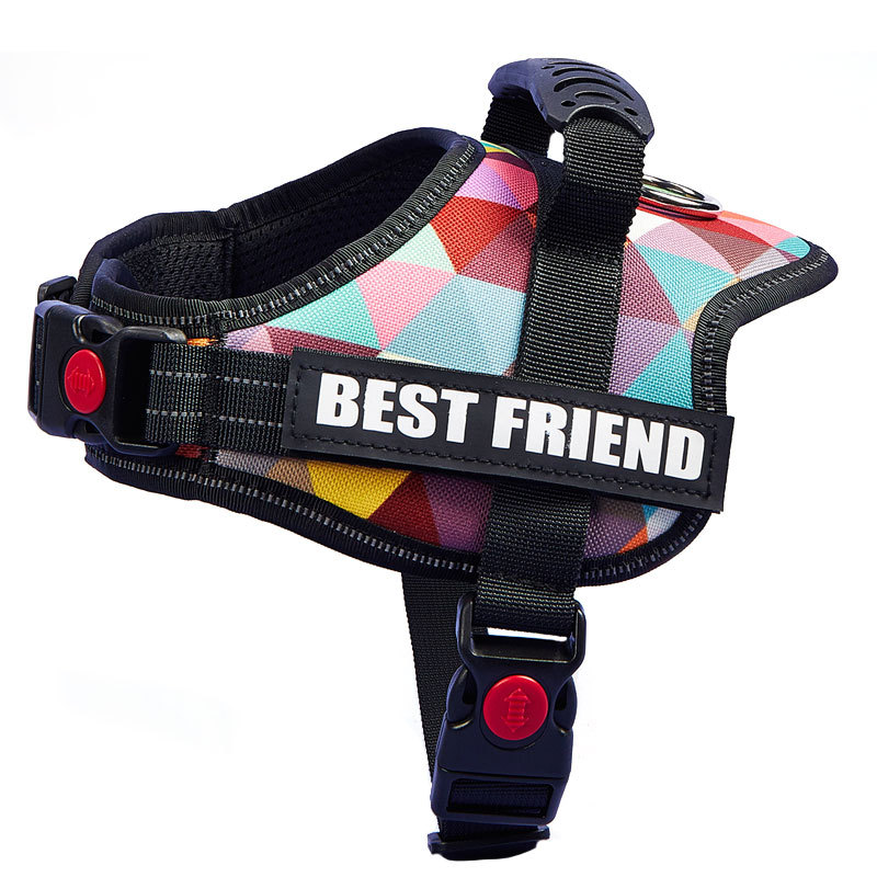 600D oxford waterproof pet dog harness with leash collar set 