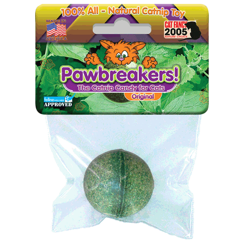 pawbreakers catnip ball