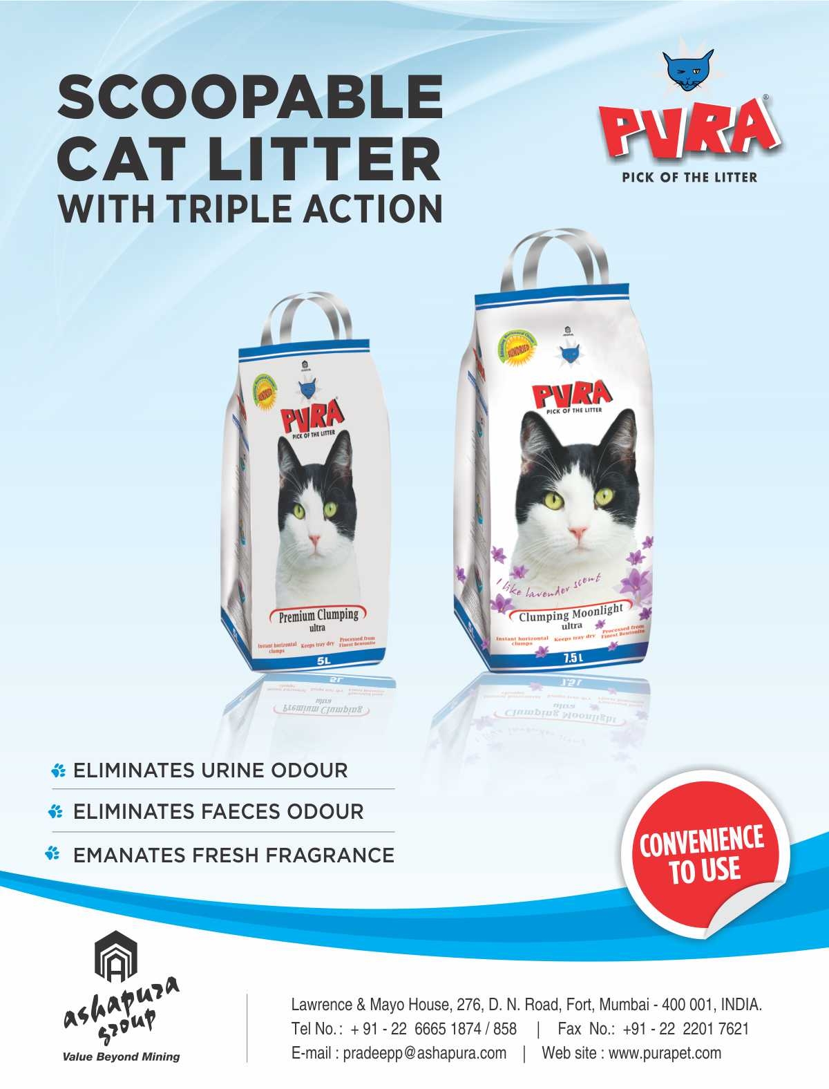 PROMOTIONAL OFFER ON OUR RANGE OF SCOOPABLE  CAT LITTER!