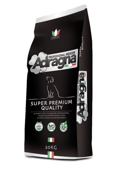 20 kg bags of dry food for dog 100% made in Italy