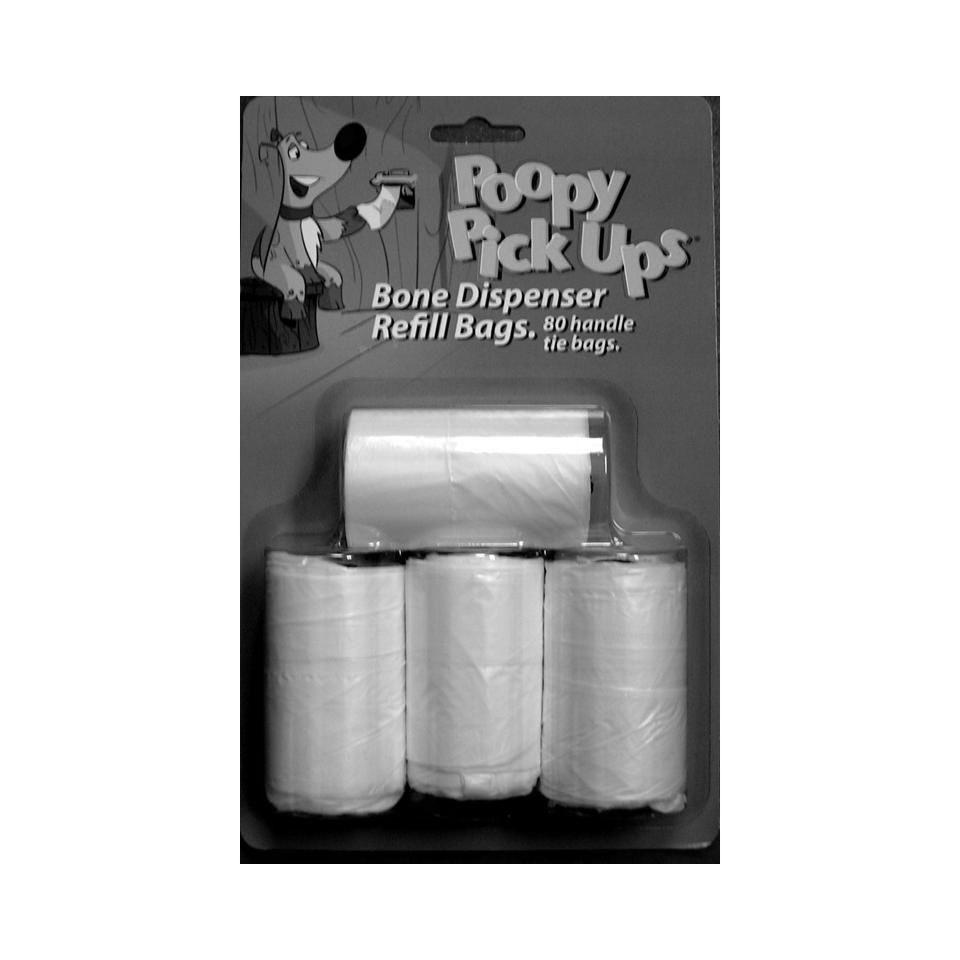 Poopy Pickups Refill Bags,  80 ct